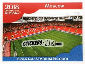 Figurina Spartak Stadium - Coppa del Mondo FIFA Russia 2018 - Panini