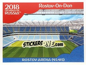 Sticker Rostov Arena - Coppa del Mondo FIFA Russia 2018 - Panini