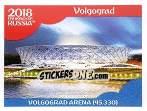 Figurina Volgograd Arena - Coppa del Mondo FIFA Russia 2018 - Panini