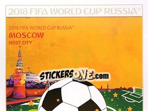 Figurina Moscow (puzzle 1) - Coppa del Mondo FIFA Russia 2018 - Panini