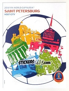 Sticker Saint Petersburg - Coppa del Mondo FIFA Russia 2018 - Panini