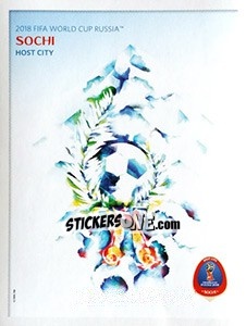 Figurina Sochi - Coppa del Mondo FIFA Russia 2018 - Panini