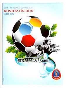 Sticker Rostov-On-Don - Coppa del Mondo FIFA Russia 2018 - Panini