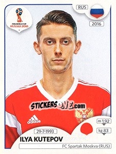 Cromo Ilya Kutepov - Coppa del Mondo FIFA Russia 2018 - Panini