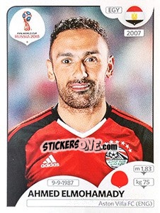 Cromo Ahmed Elmohamady - Coppa del Mondo FIFA Russia 2018 - Panini