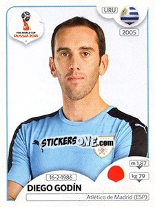 Sticker Diego Godín