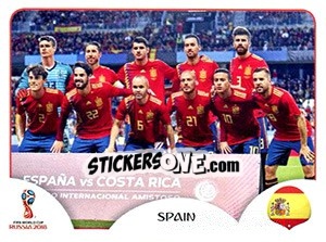 Sticker Team Photo - Coppa del Mondo FIFA Russia 2018 - Panini