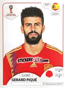 Cromo Gerard Piqué