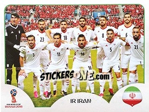 Sticker Team Photo - Coppa del Mondo FIFA Russia 2018 - Panini