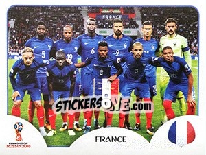 Sticker Team Photo - Coppa del Mondo FIFA Russia 2018 - Panini