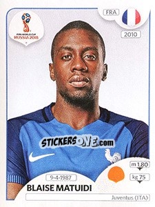 Cromo Blaise Matuidi