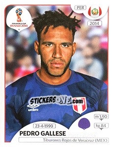 Sticker Pedro Gallese