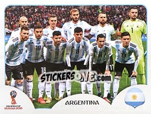 Sticker Team Photo - Coppa del Mondo FIFA Russia 2018 - Panini