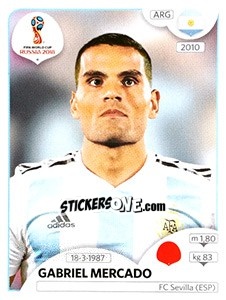 Sticker Gabriel Mercado