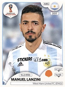 Cromo Manuel Lanzini