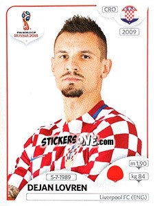 Sticker Dejan Lovren