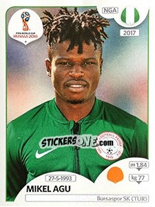 Sticker Mikel Agu