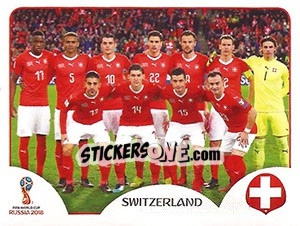 Sticker Team Photo - Coppa del Mondo FIFA Russia 2018 - Panini