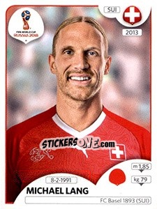 Cromo Michael Lang - Coppa del Mondo FIFA Russia 2018 - Panini