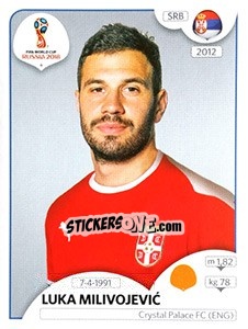 Figurina Luka Milivojevic - Coppa del Mondo FIFA Russia 2018 - Panini