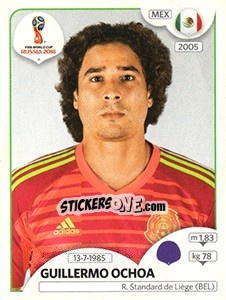 Cromo Guillermo Ochoa