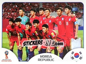 Sticker Team Photo - Coppa del Mondo FIFA Russia 2018 - Panini