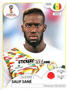 Cromo Salif Sané - Coppa del Mondo FIFA Russia 2018 - Panini