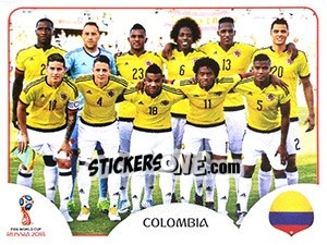 Sticker Team Photo - Coppa del Mondo FIFA Russia 2018 - Panini