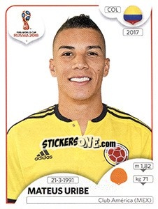 Sticker Mateus Uribe