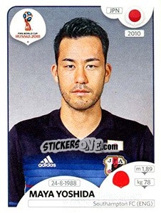 Cromo Maya Yoshida - Coppa del Mondo FIFA Russia 2018 - Panini