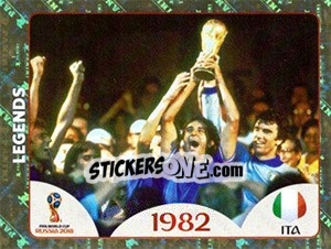 Sticker Italy - Coppa del Mondo FIFA Russia 2018 - Panini