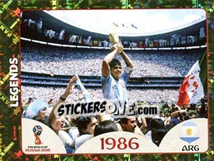 Sticker Argentina - Coppa del Mondo FIFA Russia 2018 - Panini