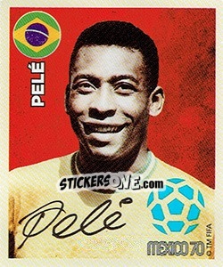 Cromo Pelé - 1970