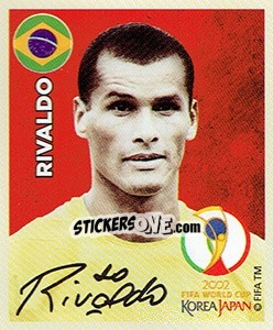 Sticker Rivaldo - 2002 - Coppa del Mondo FIFA Russia 2018 - Panini