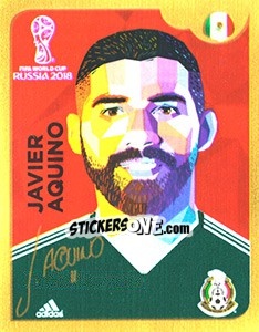 Sticker Javier Aquino - Coppa del Mondo FIFA Russia 2018 - Panini