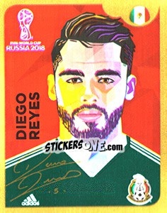 Figurina Diego Reyes - Coppa del Mondo FIFA Russia 2018 - Panini