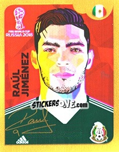 Figurina Raul Jimenez - Coppa del Mondo FIFA Russia 2018 - Panini