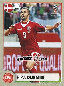 Figurina Riza Durmisi - Coppa del Mondo FIFA Russia 2018 - Panini