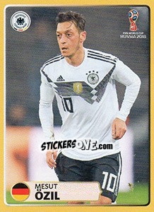Sticker Mesut Özil - Coppa del Mondo FIFA Russia 2018 - Panini