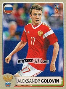 Figurina Aleksandr Golovin - Coppa del Mondo FIFA Russia 2018 - Panini