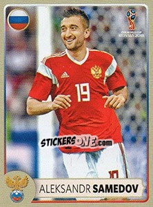 Sticker Aleksandr Samedov - Coppa del Mondo FIFA Russia 2018 - Panini