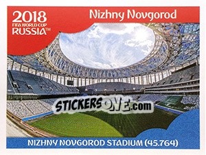 Sticker Nizhny Novgorod Stadium - FIFA World Cup Russia 2018. 670 stickers version - Panini