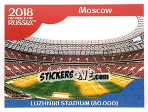 Sticker Luzhniki Stadium - FIFA World Cup Russia 2018. 670 stickers version - Panini