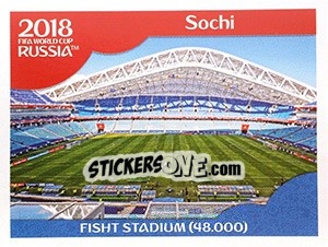 Cromo Fisht Stadium - FIFA World Cup Russia 2018. 670 stickers version - Panini