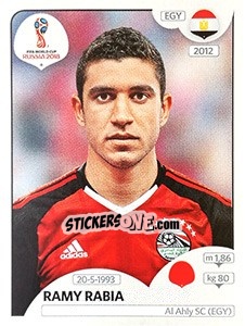 Figurina Ramy Rabia - FIFA World Cup Russia 2018. 670 stickers version - Panini