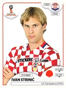 Sticker Ivan Strinic - FIFA World Cup Russia 2018. 670 stickers version - Panini