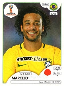 Cromo Marcelo - FIFA World Cup Russia 2018. 670 stickers version - Panini