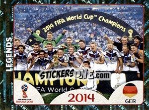 Sticker Germany - FIFA World Cup Russia 2018. 670 stickers version - Panini