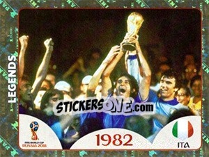 Sticker Italy - FIFA World Cup Russia 2018. 670 stickers version - Panini