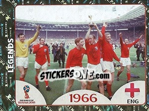 Sticker England - FIFA World Cup Russia 2018. 670 stickers version - Panini